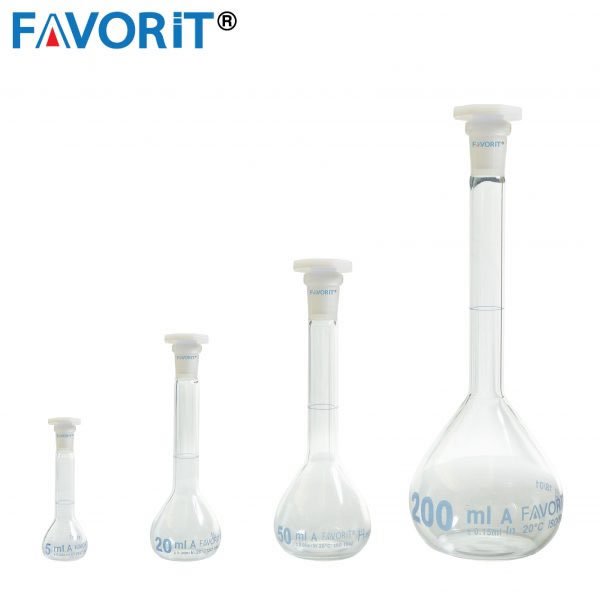 Volumetric Flask Class A with PE Stopper