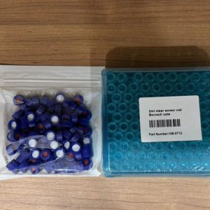 2ml Clear Screw top vial borosilicate c/w Cap