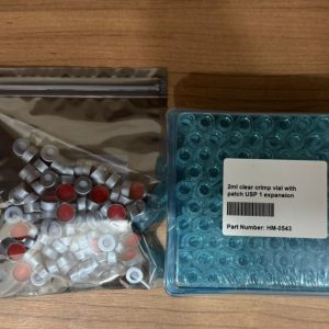 2mL Clear Crimp Top Vial with Path & Cap